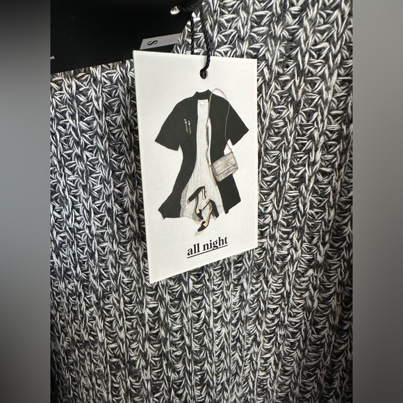 NWT Allthreads Mainstreet Black Grey Color Block Cardigan -Size Small - Picture 7 of 11